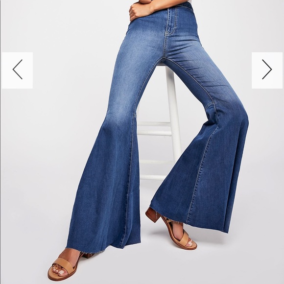 NWT Free People Flare Jeans - Picture 4 of 5